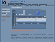 Tablet Screenshot of logopedie-online.be